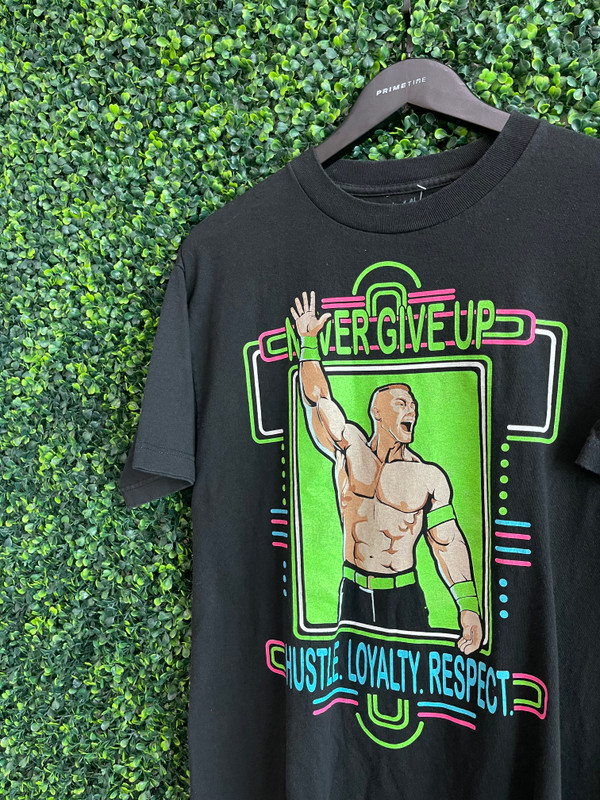 JOHN CENA NEVER GIVE UP HUSTLE TEE