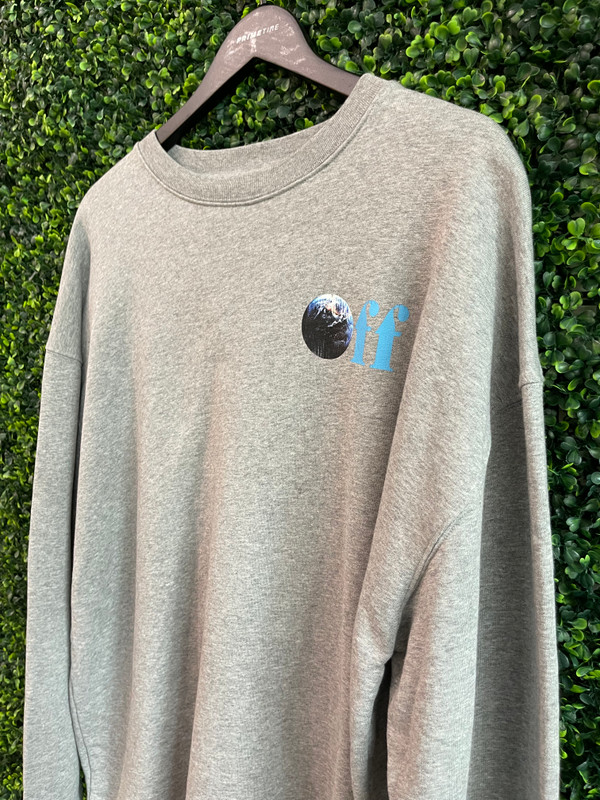 OFF WHITE GLOBAL CREWNECK