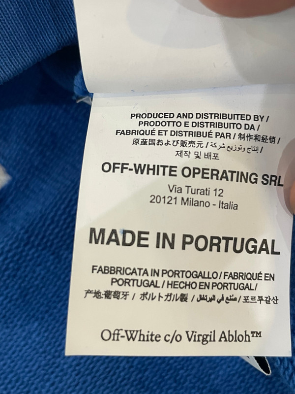 OFFWHITE X CUBS ML HOODIE  SZ XS