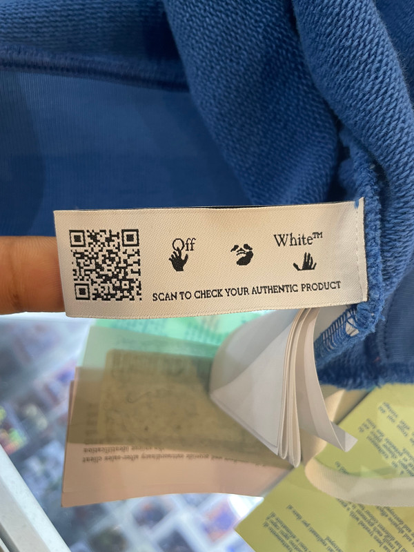 OFFWHITE X CUBS ML HOODIE  SZ XS