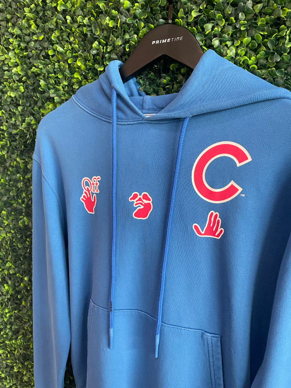 OFFWHITE X CUBS ML HOODIE  SZ XS
