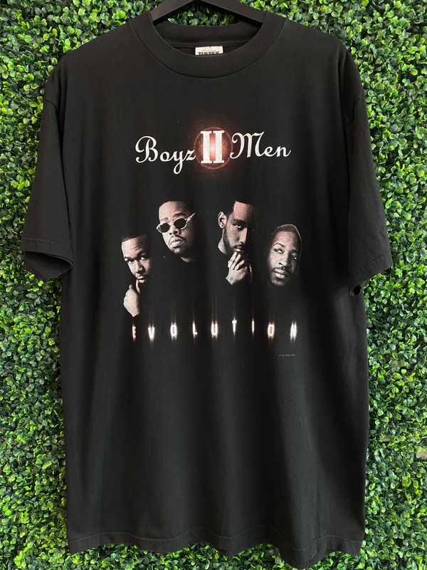 Boyz II Men 90s ヴィンテージTシャツ XL EVOLUTIONステッチ裾ダブル袖 ...