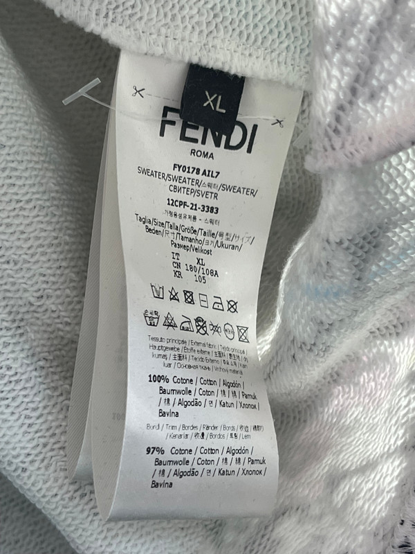 FENDI ABSTRACT CREWNECK (SZ XL)