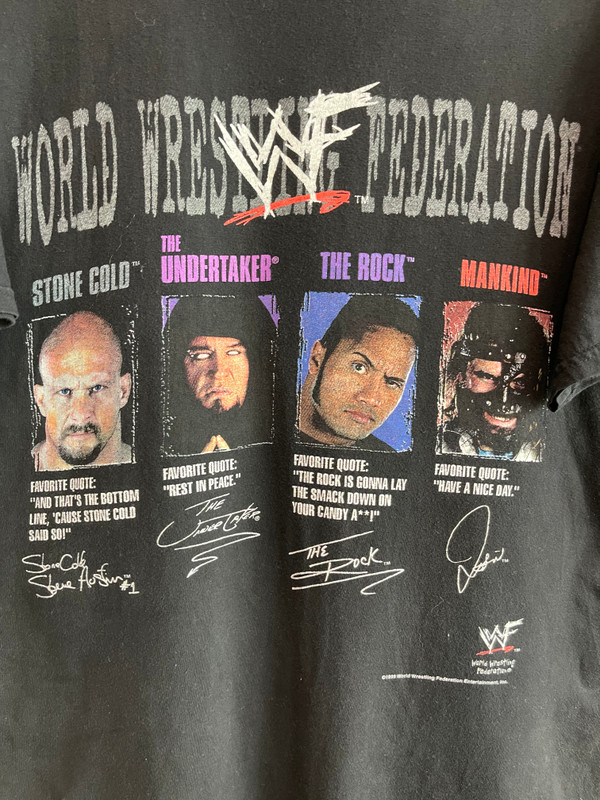 WWF 1999 LINEUP TEE