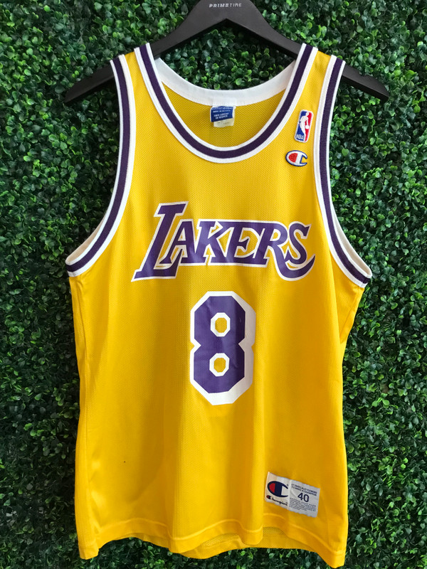 VINTAGE KOBE BRYANT LA LAKERS CHAMPION JERSEY