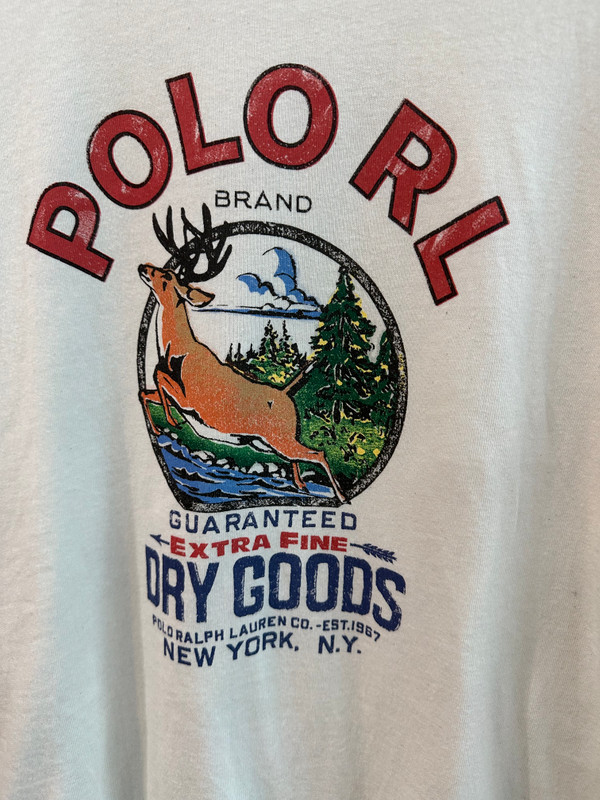 POLO RALPH LAUREN DRY GOODS BUCK TEE