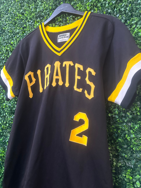AUTHENTIC JIM MORRISSON PITTSBURGH PIRATES SAND KNIT JERSEY