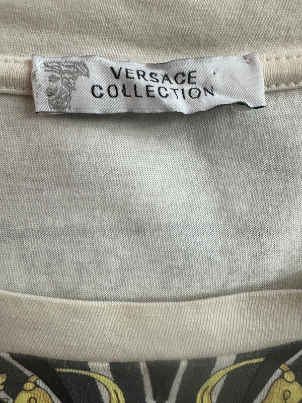 VERSACE COLLECTION YELLOW CREST TEE