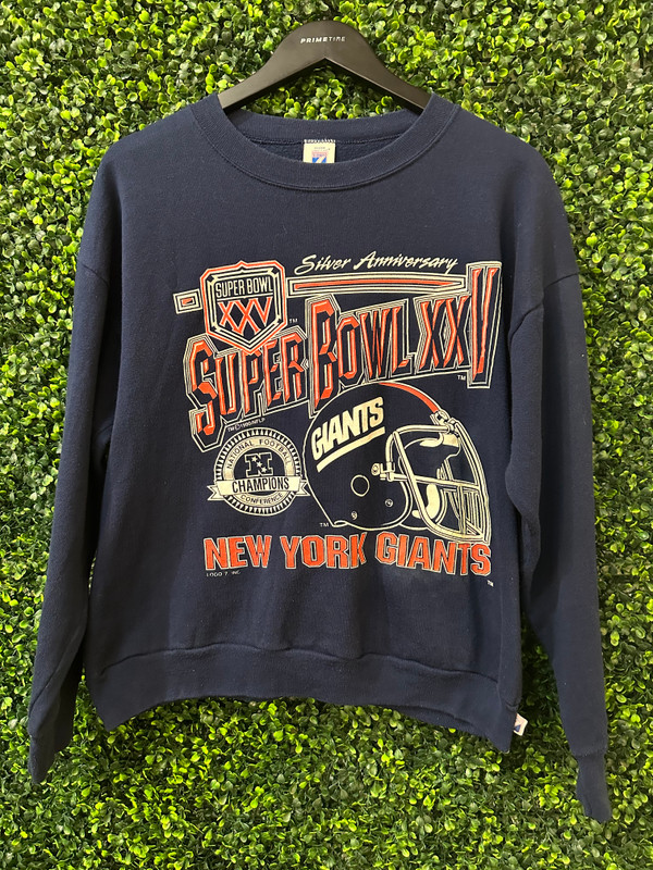 VINTAGE NY GIANTS LOGO 7 CREWNECK