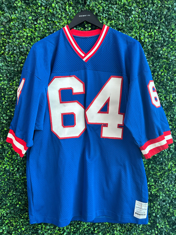 VINTAGE JIM BURT AUTHENTIC NY GIANTS SANDKNIT JERSEY