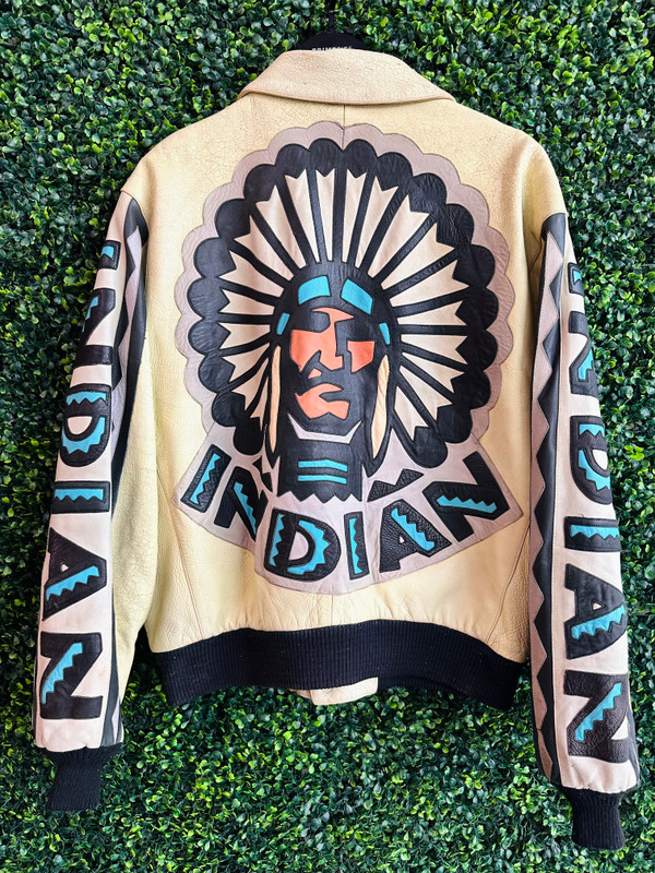 VINTAGE INDIAN LEATHER JACKET