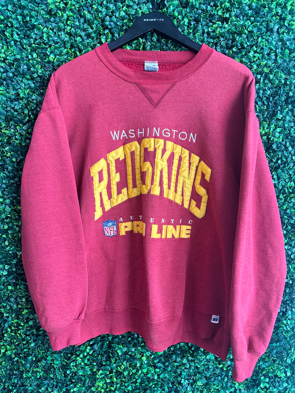 VINTAGE WASHINGTON REDSKINS RUSSELL ATHLETIC PRO LINE CREWNECK