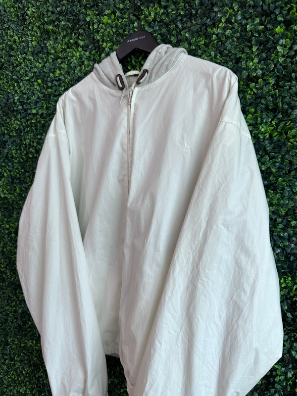 DEASTOCK VINTAGE POLO RALPH LAUREN INVISIBLE ZIP UP JACKET