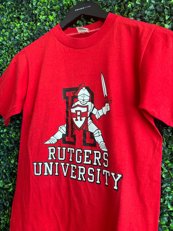 VINTAGE RUTGERS VELVA SHEEN TEE