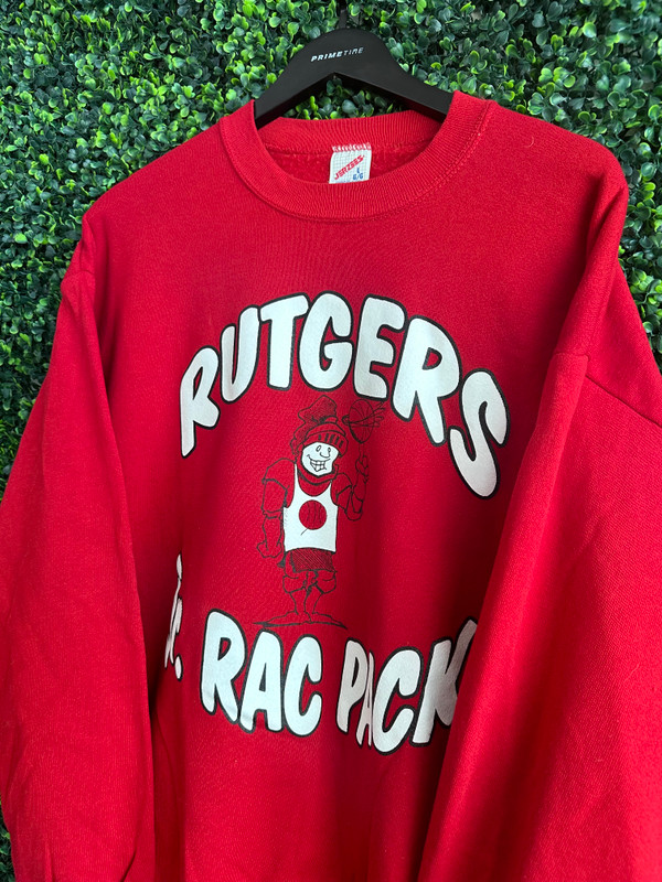 VINTAGE RUTGERS JR RAC PAC CREWNECK