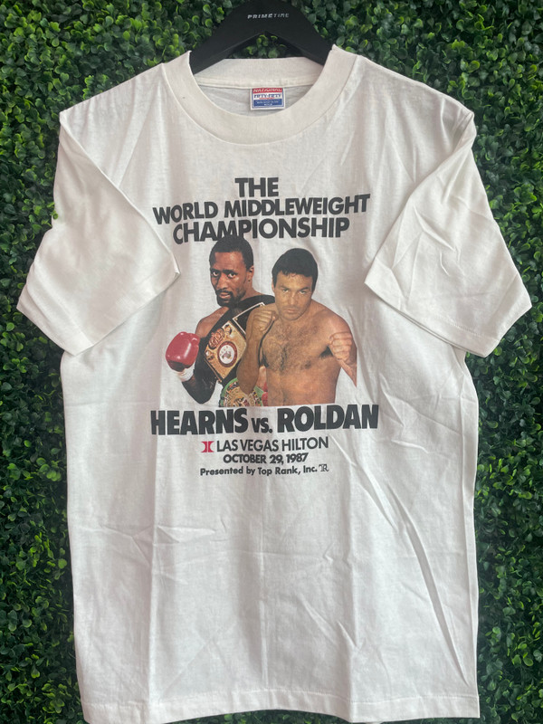 VINTAGE HEARNS VS ROLDAN TEE