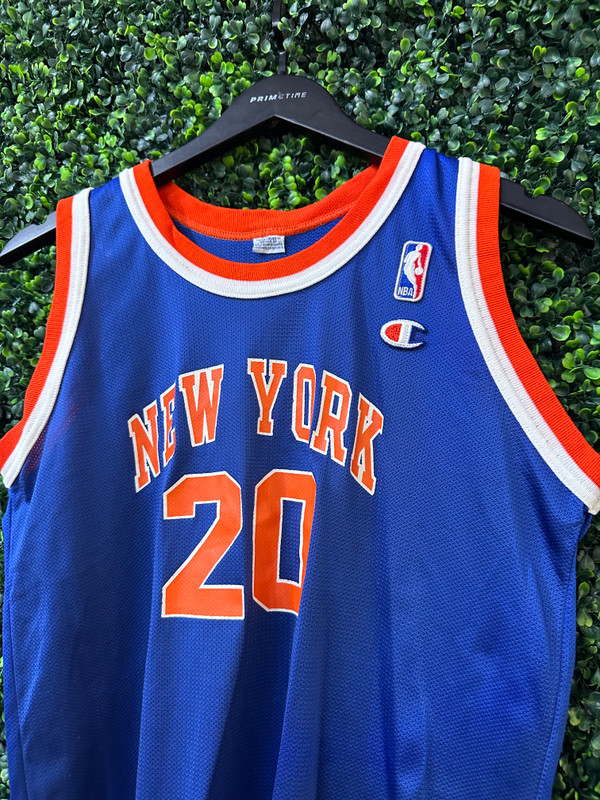 VTG ALLAN HOUSTON YOUTH NEW YORK KNICKS CHAMPION JERSEY