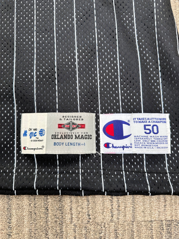 PRO CUT PENNY HARDAWAY ORLANDO MAGIC 50TH ANNIVERSARY JERSEY