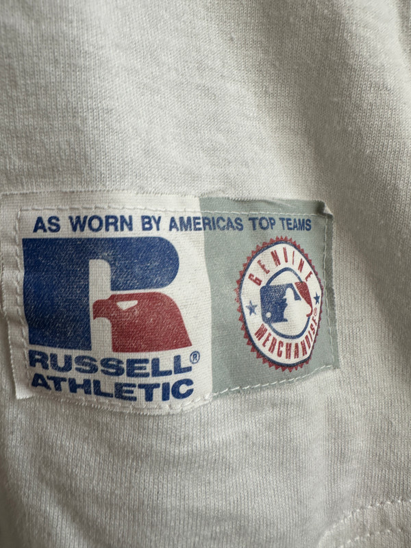 VINTAGE MILWAUKEE BREWERS RUSSELL ATHLETIC COTTON JERSEY