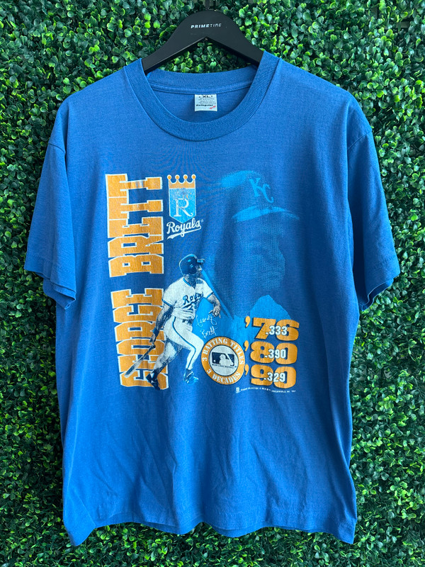 VINTAGE GEORGE BRETT KANSAS CITY ROYALS SWINGSTER TAG TEE