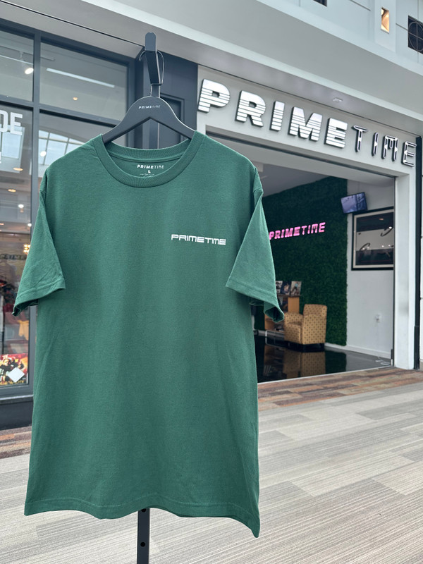 PRIMETIME 3RD ANNIVERSARY TEE GREEN