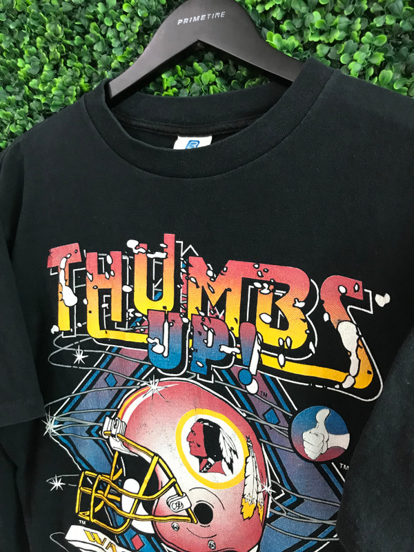 VINTAGE WASHINGTON REDSKINS THUMBS UP GRAPHIC TEE