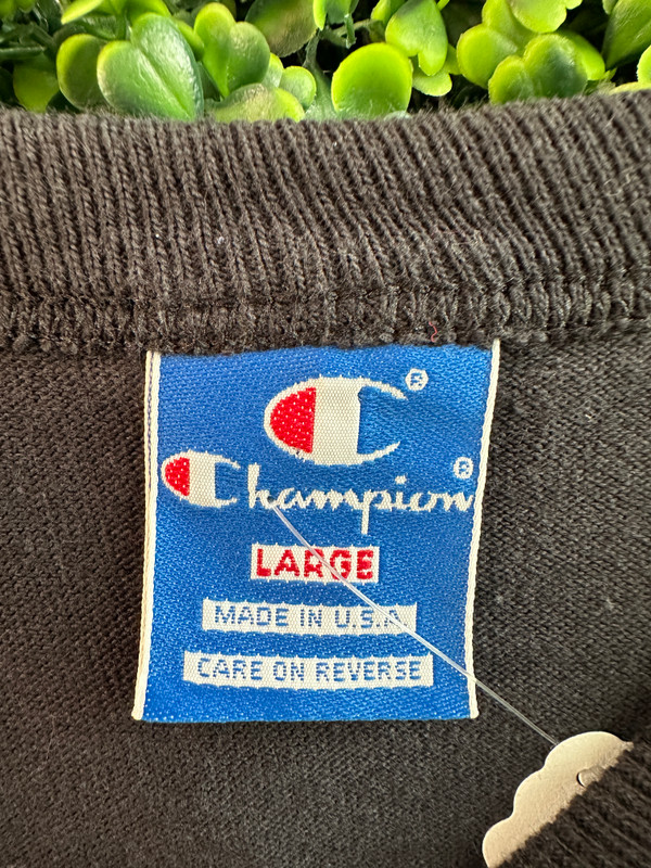 VINTAGE RUTGERS BLACK CHAMPION TEE