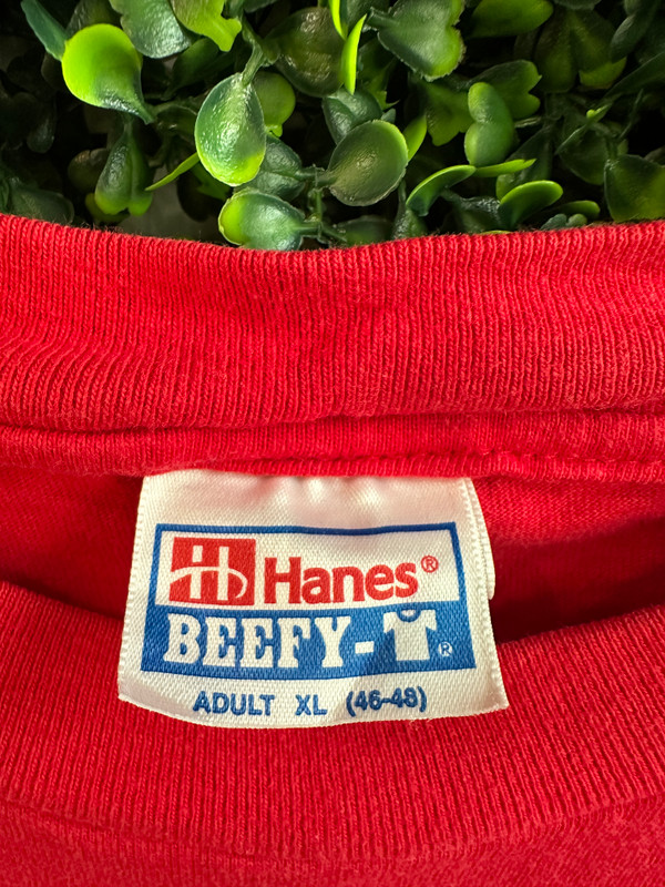 RUTGERS FOOTBALL RED HANES TEE