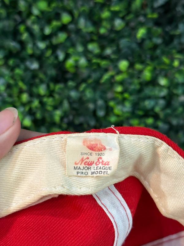 VINTAGE CINCINNATI REDS RED NEW ERA SNAPBACK