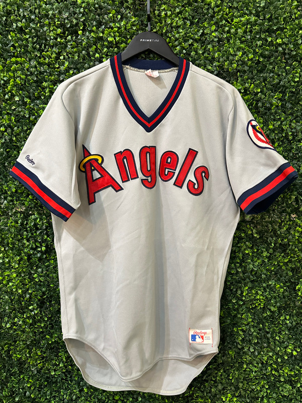 VINTAGE CALIFORNIA ANGELS 1980s RAWLINGS AUTHENTIC JERSEY
