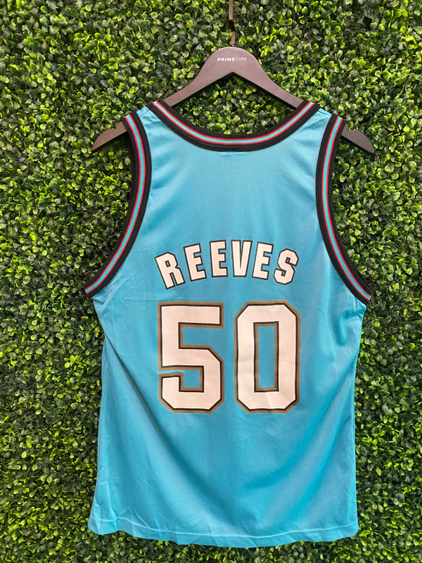 VINTAGE BRYANT REEVES VANCOUVER GRIZZLIES CHAMPION JERSEY