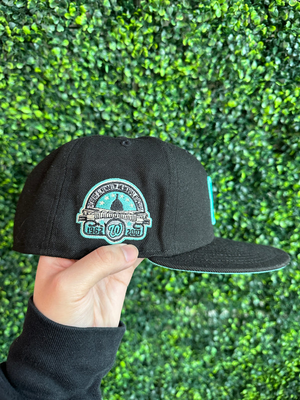 WASHINGTON NATIONALS 45TH ANNIVERSARY PATCH TIFFANY NEW ERA FITTED