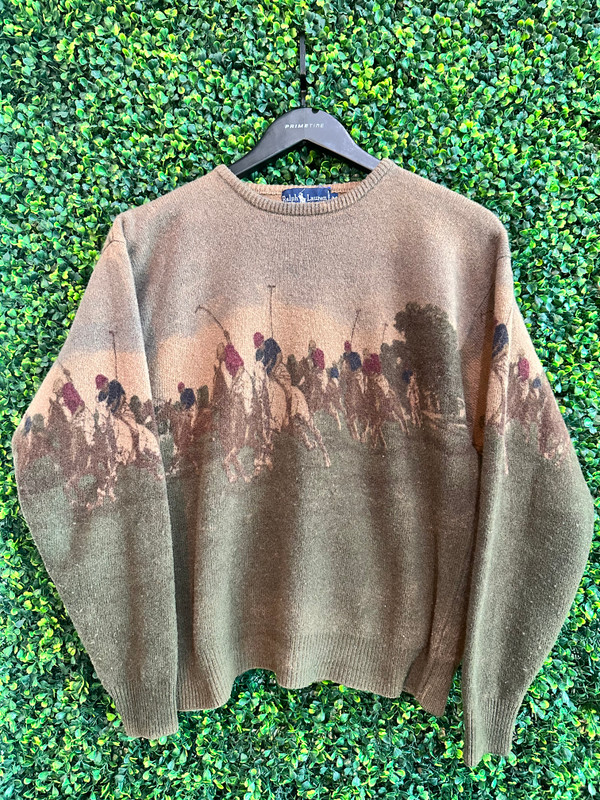 VINTAGE POLO RALPH LAUREN EQUESTRIAN SWEATER