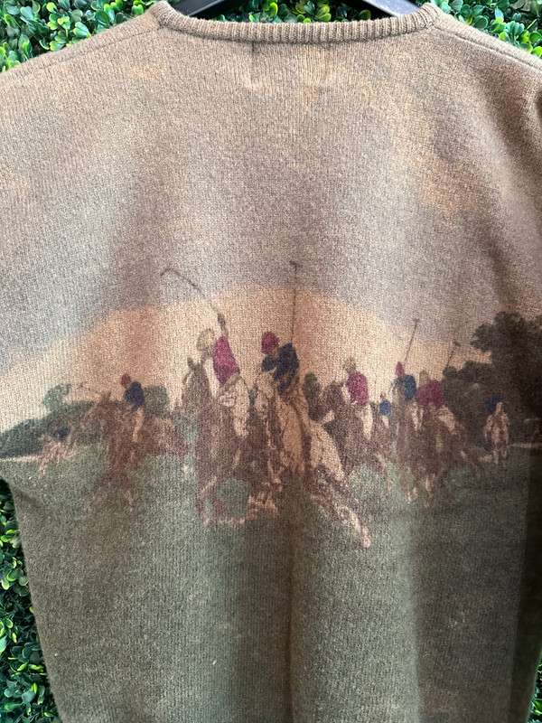 VINTAGE POLO RALPH LAUREN EQUESTRIAN SWEATER
