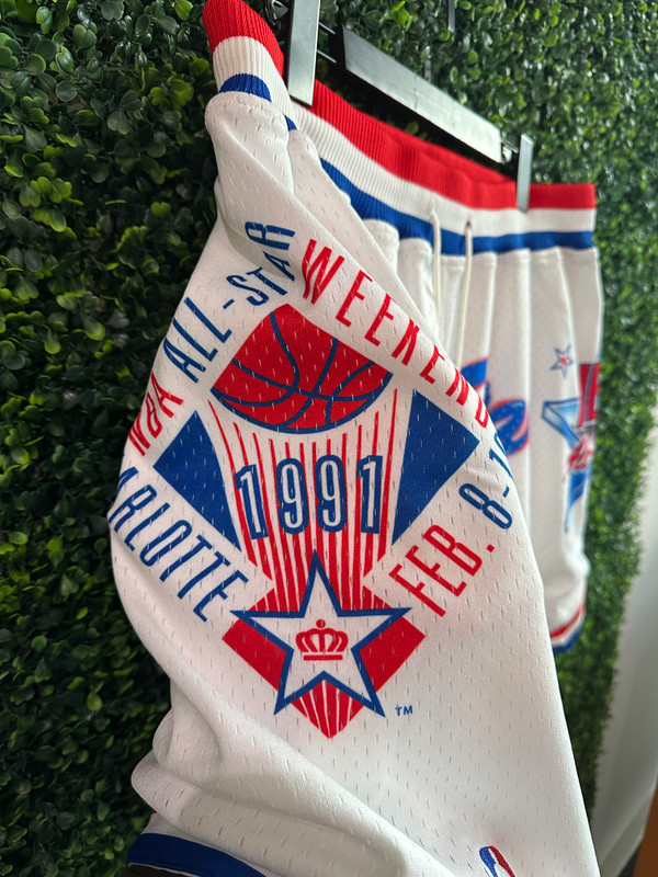 BRAND NEW JUST DON 1991 ASG MESH SHORTS (SZ XL)