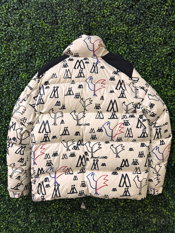 MONCLER ALL OVER PRINT PUFFER