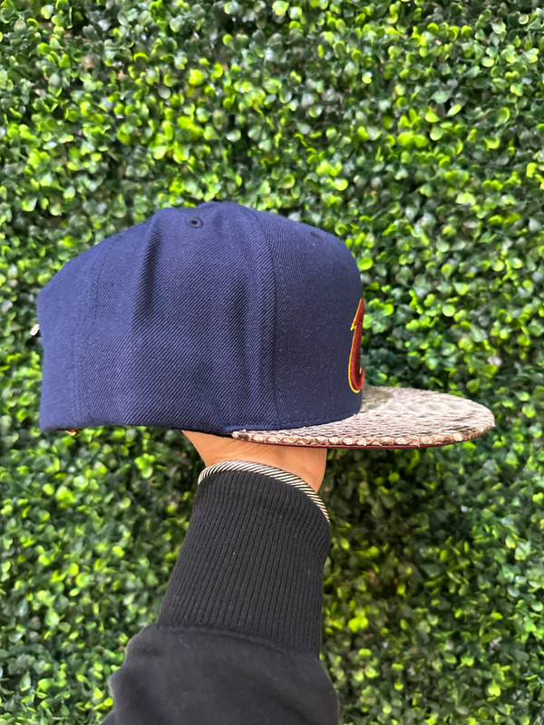 CLEVELAND CAVS MITCHELL & NESS SNAKESKIN JUST DON CAP