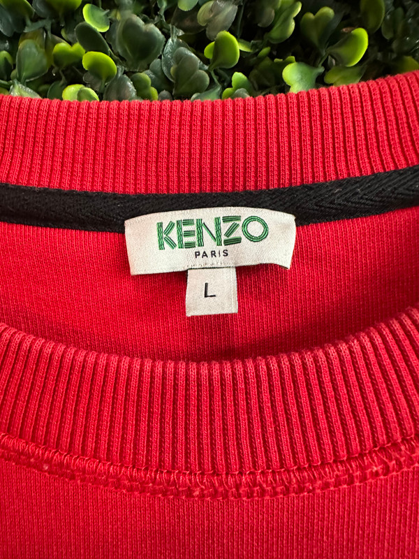 KENZO PARIS RED CREWNECK (SZ L)