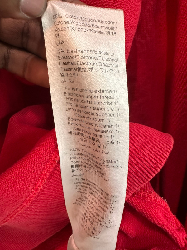 KENZO PARIS RED CREWNECK (SZ L)