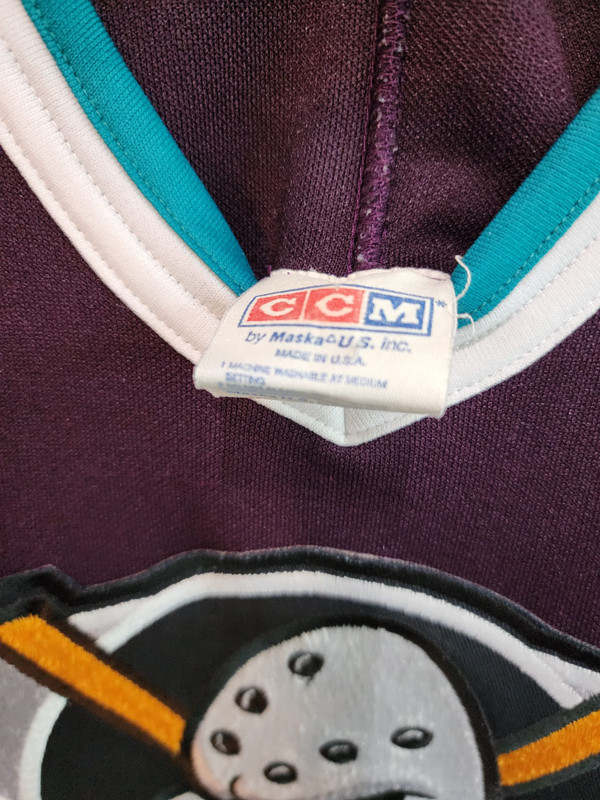 VINTAGE ANAHAIM MIGHTY DUCKS CCM HOCKEY JERSEY