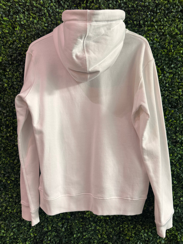 OFF WHITE LOGO HOODIE WHT (SZ XXL)