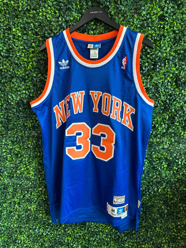 PATRICK EWING NEW YORK KNICKS ADIDAS SOUL SWINGMAN JERSEY