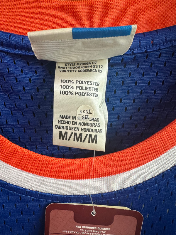 PATRICK EWING NEW YORK KNICKS ADIDAS SOUL SWINGMAN JERSEY