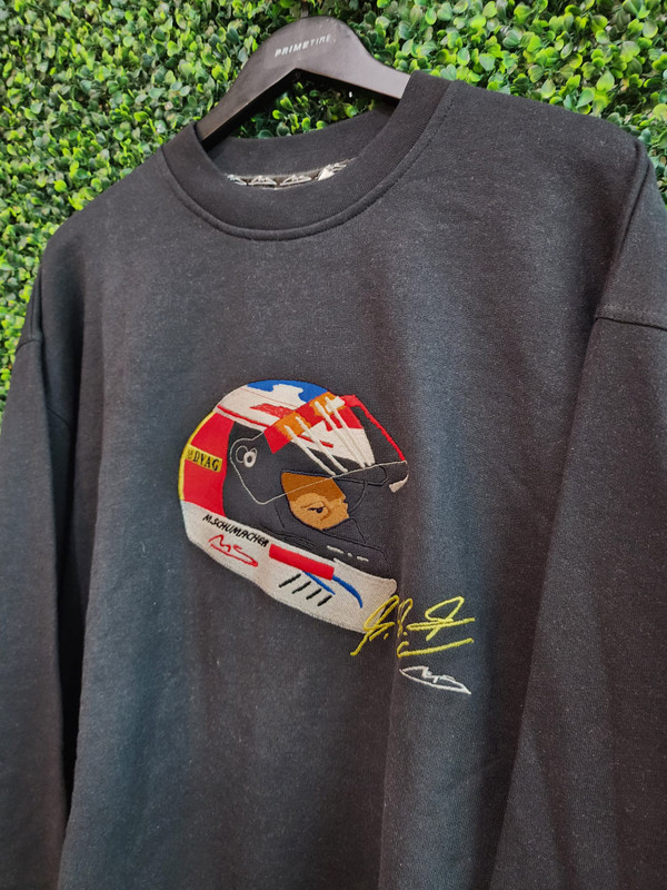 DEADSTOCK VINTAGE MICHAEL SCHUMACHER EMBROIDERED CREWNECK