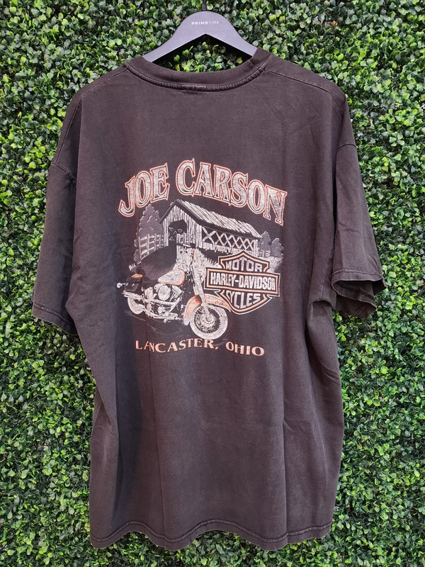 VINTAGE 1999 HARLEY DAVIDSON FLAME POCKET TEE (SZ XL)