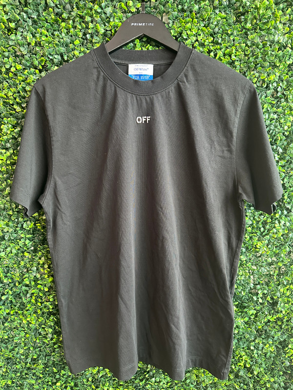 OFF-WHITE TEE BLCK (SZ M)
