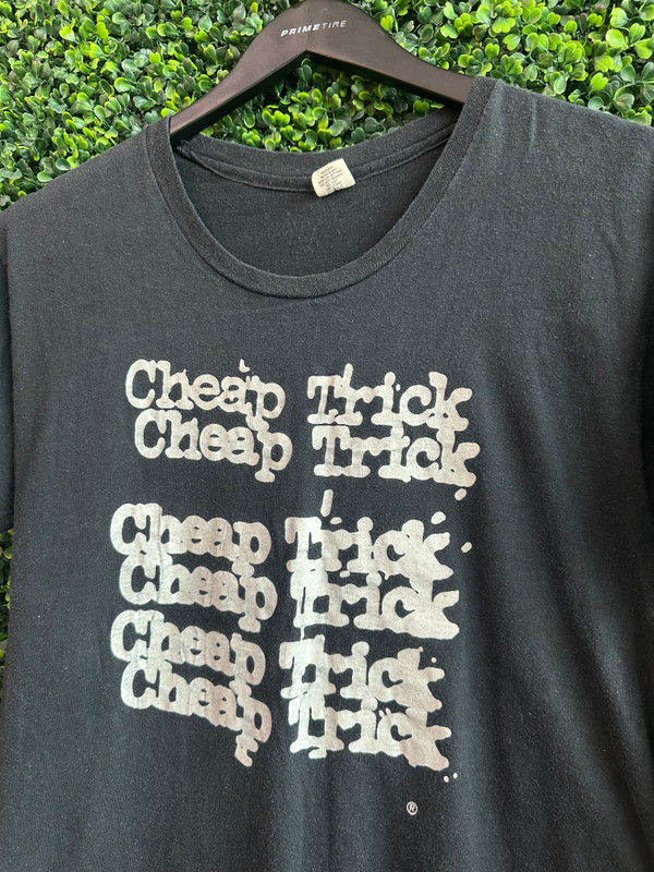 VINTAGE CHEAP TRICK HANES SINGLE STITCH TEE