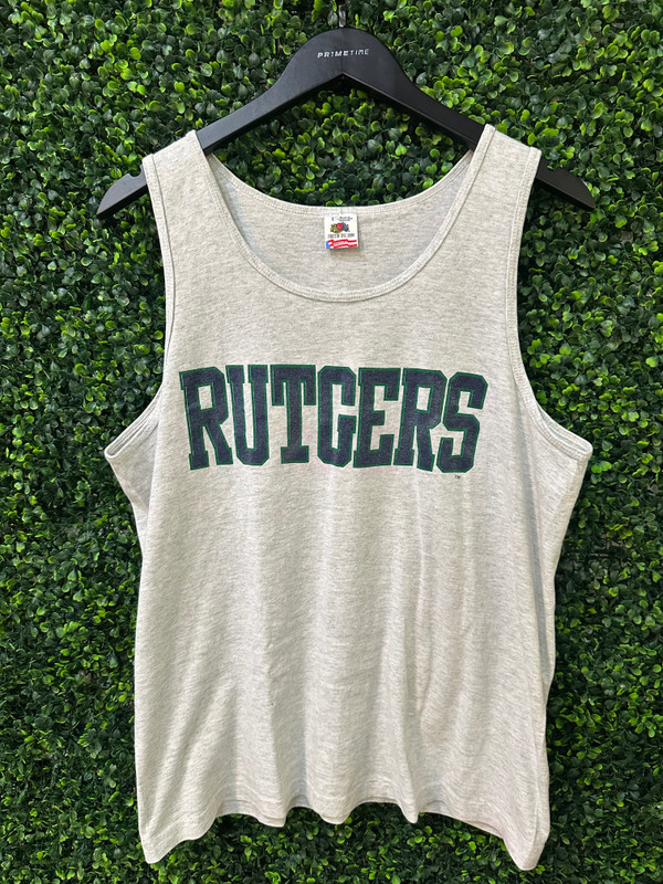 VINTAGE RUTGERS FRUIT OF THE LOOM TANK TOP