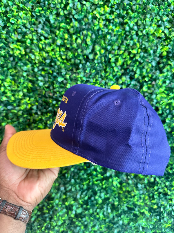 VINTAGE MINNESOTA VIKINGS SPORTS SPECIALTIES SCRIPT SNAPBACK