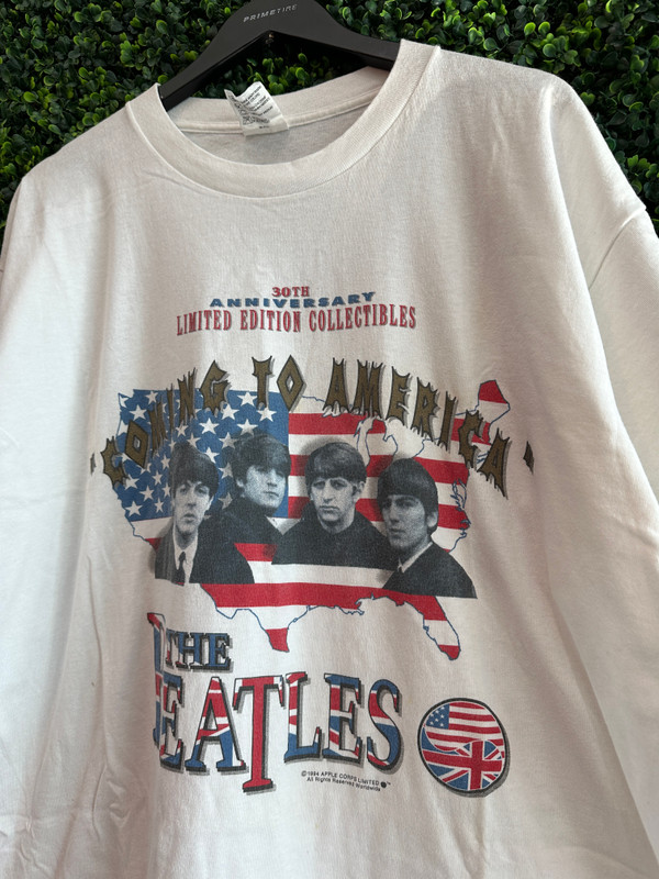 BEATLES 1994 'COMING TO AMERICA' 30TH ANNIVERSARY TEE